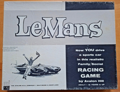 1965 Le Mans - Avalon Hill - Second Edition