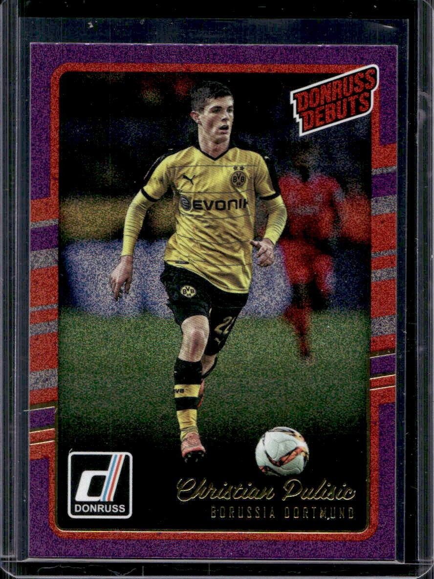 Christian Pulisic 2016-17 Donruss #224 Donruss Debut Purple