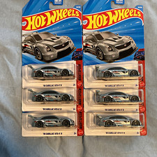 Hot Wheels Night Speed '16 Cadillac ATS-V R Lot of 6 1:64 Gray Black Unopened