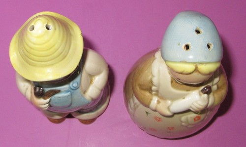 OTAGIRI Japan Hand Painted Amish Family Napkin Holder - Salt & Pepper Shakers - Bild 13 von 13