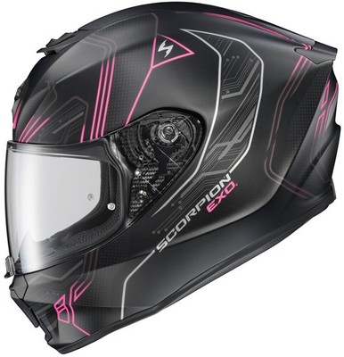 Scorpion EXO-R330 Bendr Motorradhelm 2XL Weiß/Pink