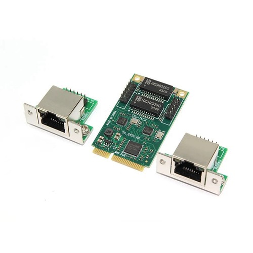Carte PCI-E vers 2 ports 1000Mbps Gigabit Ethernet 10/100/1000M RJ45 LAN 8274 - Photo 4/7