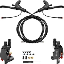 Hydraulic Disc Brakes Set 2-PIN Electric Scooter/E-Scooter R-R  Black 2553R