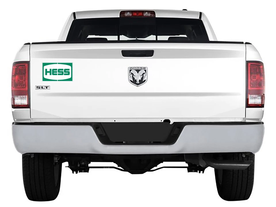 2x ламинированные виниловые наклейки с логотипом Hess Gasoline выберите размеры гоночные - Изображение 2 из 4