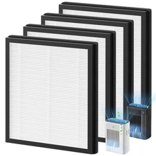 T356 Replacement Filter Compatible with Trucozie T356 Air Purifi-er, 3-IN-1 P...