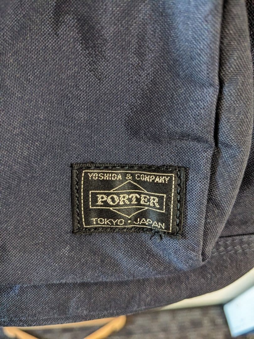 Porter Draft Daypack Navy Canvas Backpack with Fr… - image 3