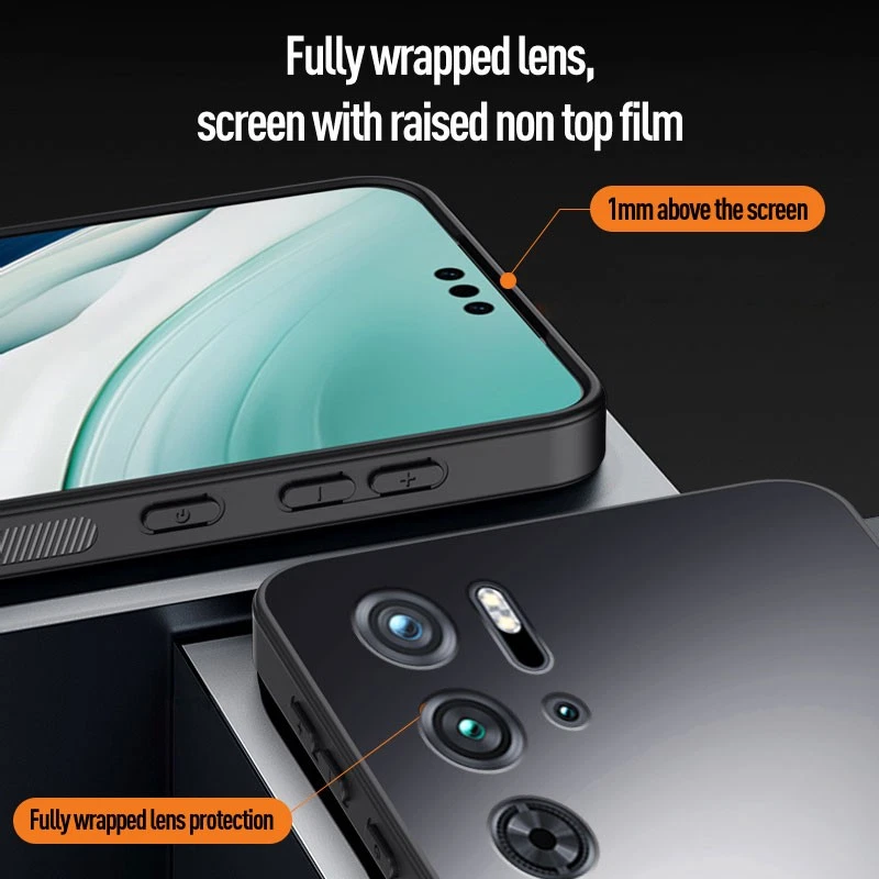 For ZTE nubia RedMagic 9S Pro+ Phone Case Hybrid Armor Acrylic AG Frosted Cover - Image 4 of 4