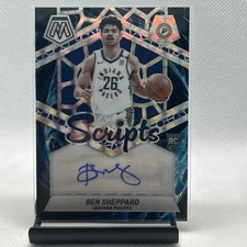 2023-24 Panini Mosaic Ben Sheppard Rookie Scripts Genesis Auto #RS-SHP