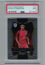 2016 Panini Select Soccer #151 Marcus Rashford PSA 9 Rookie Card RC. rookie card picture