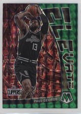 2022-23 Panini Mosaic Elevate Green Mosaic Prizm Paul George #9 10wc