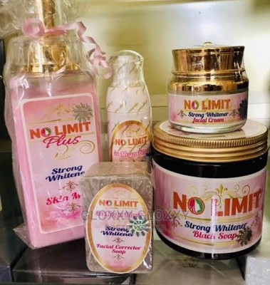 No Limit Plus Lotion + Behandlungsöl + Gesichtscreme + Serum + Gesichtskorrektor Seife