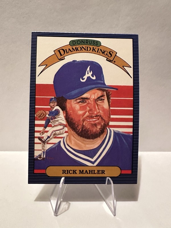 1986 Donruss - Diamond Kings Rick Mahler #21