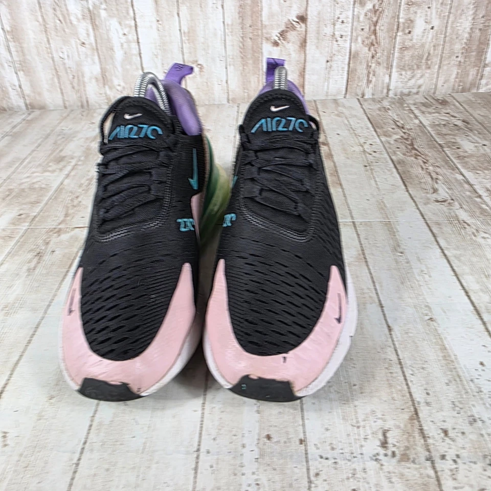 Nike Air Max 270 Negro Teal Rosa Lavanda Para Mujer Zapatos para Correr Talla 7 Foto 4 de 4