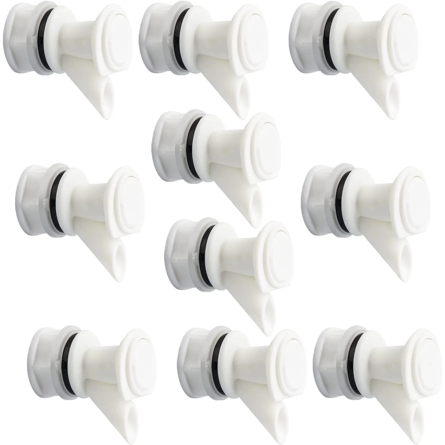 Push-Button Spigot Cooler Replacement, Compatible with Igloo 10 Pack