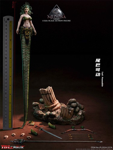 TBLeague Medusa Green Version 1/12th Scale Collectibles Action Figure Model - Picture 13 of 13