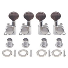 4Pcs Ukulele Tuner Tuning Pegs Keys 2L2R Machine Heads Set Compatible with 4 St