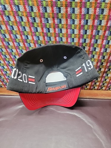 Snap On Tools Baseball Hat Cap Strapback Black Red 100th Anniversary/0925-Ls5 - Picture 4 of 7