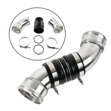 3.5" Cold-Side Intercooler Pipe Kit For 2006-10 Chevy Silverado GMC Sierra 6.6L