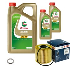 BOSCH Ölfilter 7 L Castrol EDGE FST 5W-30 LL für Nissan Interstar