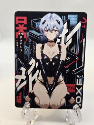 Rei Ayanami Evangelion Anime Waifu Card