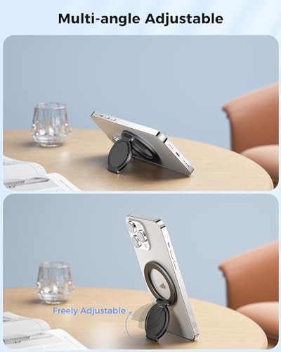 Magnetic Ring Holder for MagSafe Dual-Side Magnetic, Removable Gym Phone Grip - Picture 4 of 7