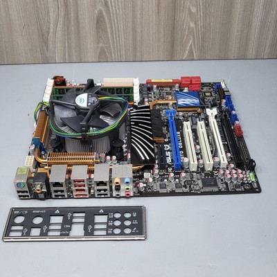 ASUS P6T Deluxe X58 LGA1366 Motherboard i7-930 2.8GHz 8GB RAM I/O Shield Combo