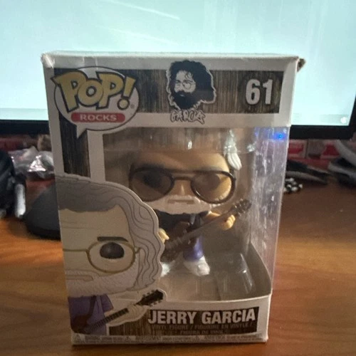 Funko Pop! Rocks JERRY GARCIA #61 Grateful Dead - Not Mint Box