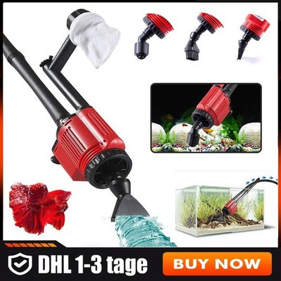 Elektrisch Aquarium Wasserwechsel Set Mulmsauger Kiesreiniger Bodenreinigung Set