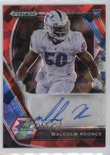 2021 Panini Prizm Draft Picks Red Ice Malcolm Koonce #DPA-MAL Auto s5q