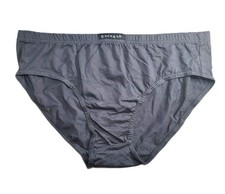 Papi Men's Gray Brief  100 Cotton  Large