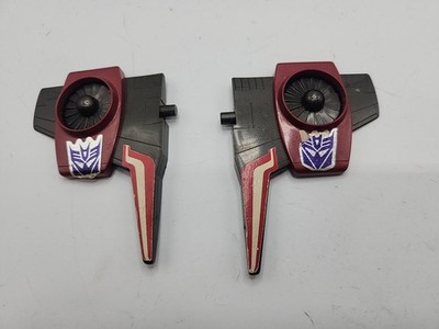 Thrust Left & Right Wing Original G1 Transformers  Parts