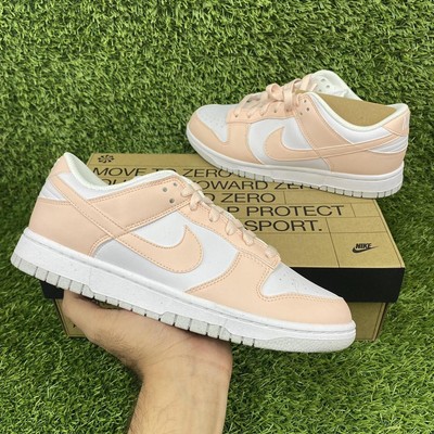 NIKE DUNK LOW CORAL PINK WHITE SNEAKER GRÖßE UK 6,5 NEXT NATURE DD1873-100