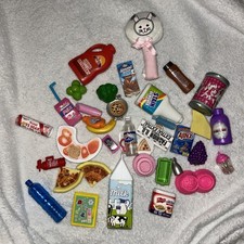 Mixed Lot Tyco Kitchen Littles Mini Mart Food Barbie Minibrands