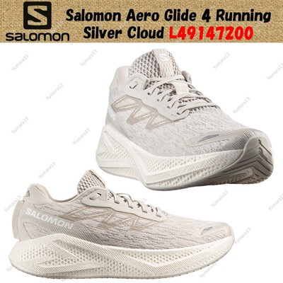Salomon Aero Glide 4 Running Silver Cloud L49147200 Herren Gr.