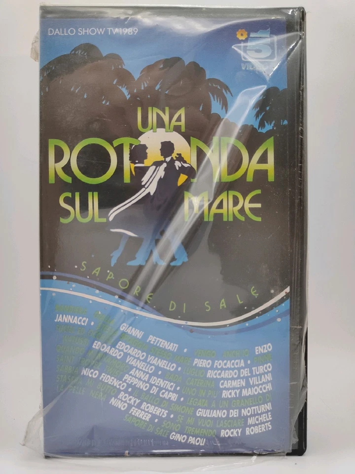 UNA ROTONDA SUL MARE SHOW TV 1989 VHS VIDEO Canale 5 Sapore Sale Penta Univideo - Immagine 4 di 4
