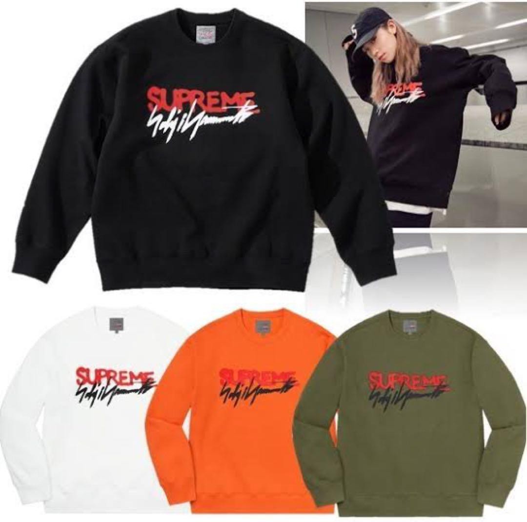 SUPREME Yohji Yamamoto Crewneckロゴ トレーナー Supreme Yohji Yamamoto Crewneck (FW20) - $168