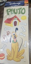 sandylion sticker designs Disney Pluto 12x6 sticker sheet Dog house bones ball..