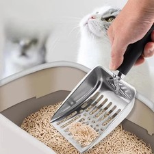 Stainless Steel Cat Litter Scoop,Metal Cat Litter Scoop,Kitty Metal Scooper USA