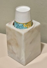 Vintage Pop-Up 3 oz. Dixie Cup Dispenser  Faux Marble Plastic
