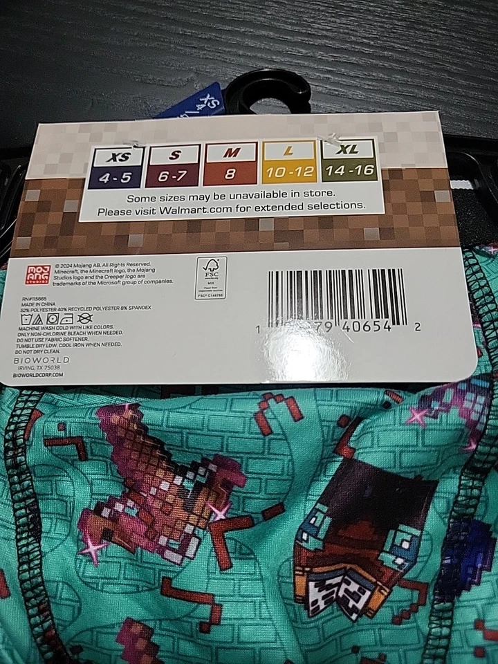 Boxer Minecraft para niños talla 4/5 Foto 4 de 4