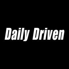 Daily Driven Decal Sticker White Die Cut Vinyl