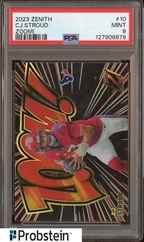 2023 Panini Zenith Zoom! #10 CJ Stroud Texans RC Rookie PSA 9 MINT