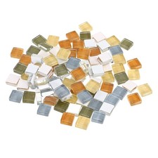 Micro Glass Tiny Mini Mosaic Tile for DIY Olive Series Pack of 110
