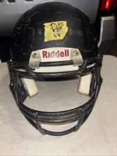 Riddell Speed Large Football Helmet (Flat Black W/ Black Face Mask)