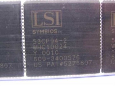 LSI Symbios 53CF94-2 SCSI I/O Controller IC Chip PLCC 609-3400576