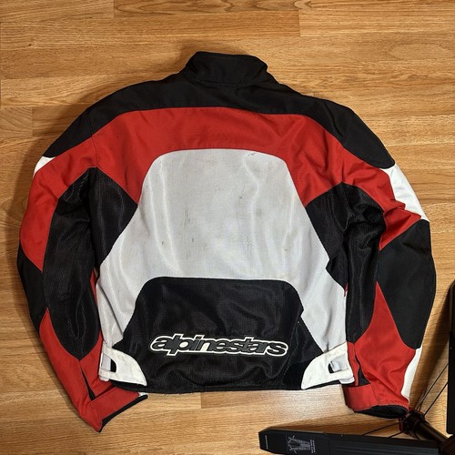 Alpinestars Sportswear Riders Jacket Motorbike Protector Used Nice Large Y2K - Picture 2 of 6