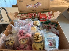Raising Cane’s A Christmas Story Management Gift Box 9 New Plush Puppies & More