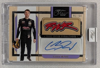2026 Turn Four Racing CODY WARE Team Icons Auto Rick Ware Racing RWR /99 Nascar