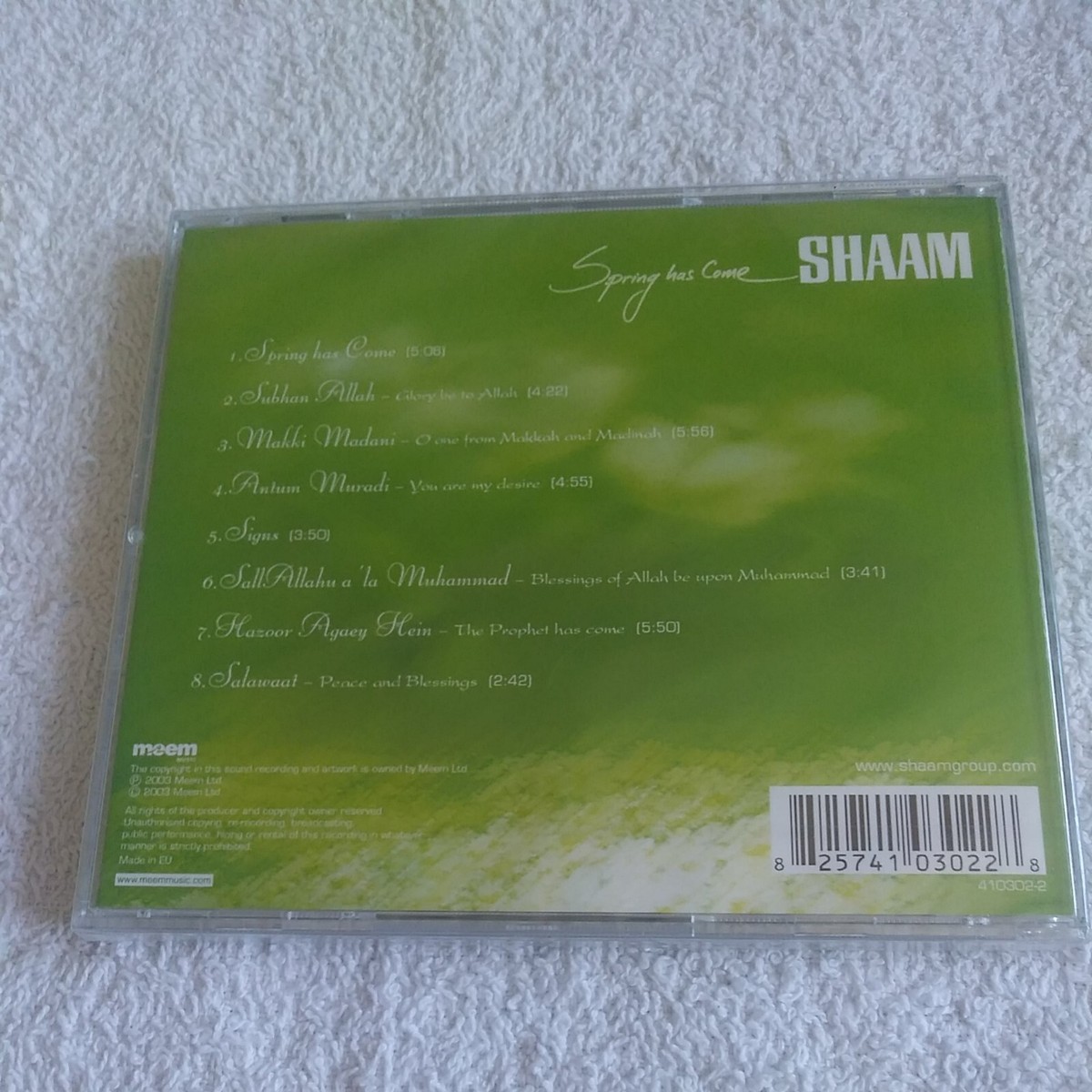 Spring Has Come - Music CD - SHAAM - 2003-04-15 - Meem Music