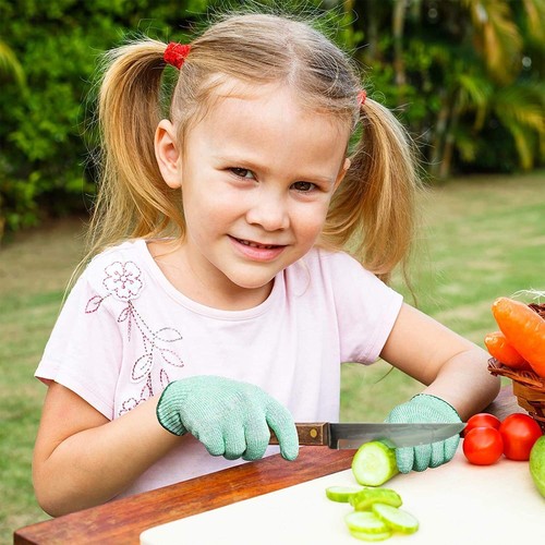 EvridWear Kids Cut Resistant Gloves Food Grade Kitchen/Garden Hand Protection - Picture 39 of 41